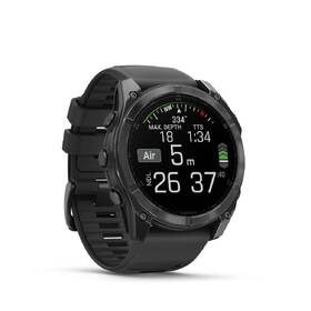 Chytré hodinky Garmin fenix 8 51 mm AMOLED - Slate Gray / Black Silicone Band + Topo Czech PRO voucher 
