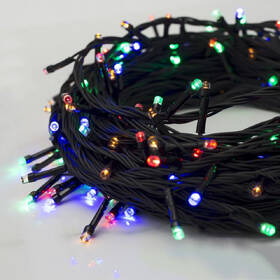 Vánoční osvětlení ColorWay vnitřní, 100 LED, USB, 10m, vícebarevné 
