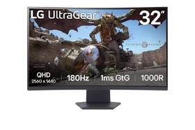 Monitor LG UltraGear 32GS60QC-B černá barva
