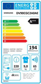 Set výrobků Samsung WW11DG5B25AELE + DV90CGC2A0AELE bílá barva
