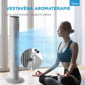 Ventilátor sloupový Midea FZ10-21ARBW bílá barva
