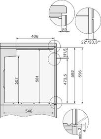 Trouba Miele H 2766 B černá barva
