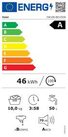 Pračka Haier HW100-BP14939-S bílá barva
