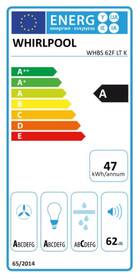 Odsavač par Whirlpool WHBS 62F LT K nerez
