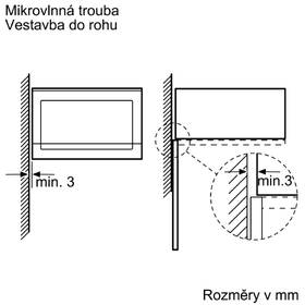 Mikrovlnná trouba Bosch BFL550MS0 černá barva
