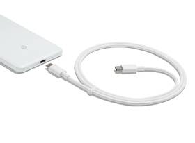 Kabel Google USB-C/USB-C, 1m bílá barva
