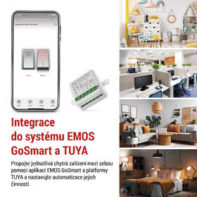 Modul EMOS GoSmart spínací IP-2102SZ, ZigBee, 2-kanálový 
