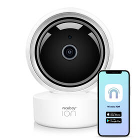 IP kamera Niceboy ION Home Security Camera bílá barva
