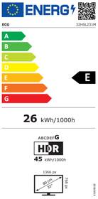 Televize ECG 32HSL231M 
