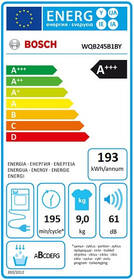 Sušička prádla Bosch WQB245B1BY bílá barva
