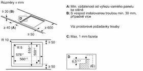 Indukční varná deska Siemens EH601HFB1E černá barva
