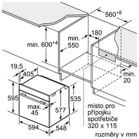 Trouba Siemens HS736G3B1 černá barva
