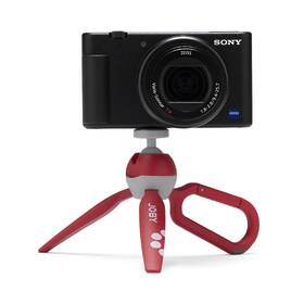 Držák na mobil JOBY HandyPod Clip červená barva
