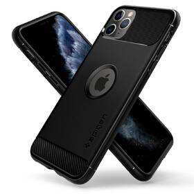 Kryt na mobil Spigen Rugged Armor na Apple iPhone 11 Pro černá barva
