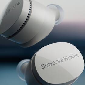 Sluchátka Bowers & Wilkins Pi6 - světle šedá 
