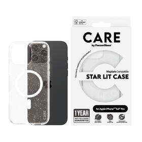 Kryt na mobil PanzerGlass CARE Star Lit na Apple Iphone 16 Pro Max, MagSafe bílá barva
