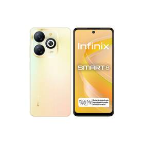 Mobilní telefon Infinix Smart 8 3 GB / 64 GB zlatá barva
