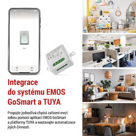 Modul EMOS GoSmart spínací IP-2101SZ, ZigBee, 1-kanálový 
