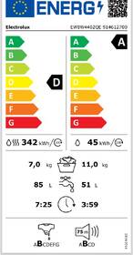 Pračka se sušičkou Electrolux EW8W4402QE bílá barva
