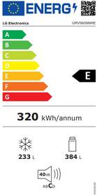 Americká lednice LG GMV960NNME šedá barva
