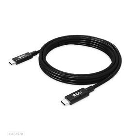 Kabel Club3D USB-C 240W, 2m černá barva
