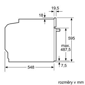 Trouba Siemens HB774G1B1 černá barva
