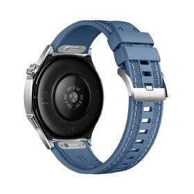 Chytré hodinky Huawei Watch GT 5 46 mm - Silver + Blue Woven Strap 
