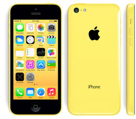 Mobilní telefon Apple iPhone 5C 16GB žlutá barva
