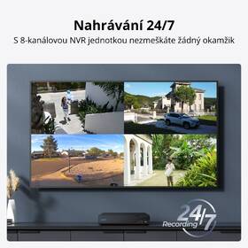 Kamerový systém Reolink NVS8-12MD4 černá barva
