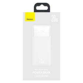 Powerbank Baseus 10000mAh 20W bílá barva
