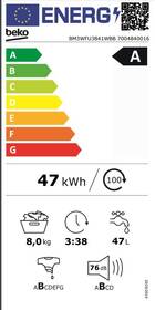 Pračka Beko BM3WFU3841WBB bílá barva
