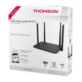 Router Thomson THWR 1200 černá barva
