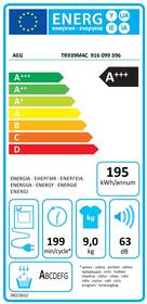 Sušička prádla AEG TR939M4C bílá barva
