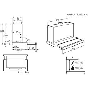 Odsavač par Electrolux LFP416X šedá barva
