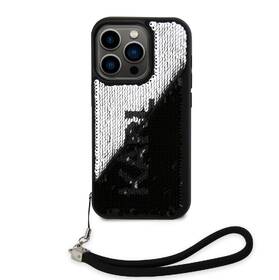 Kryt na mobil Karl Lagerfeld Sequins Reversible na Apple iPhone 14 Pro Max černá barva
