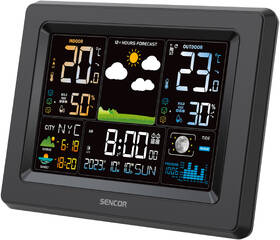 Meteorologická stanice Sencor SWS 4500 černá barva
