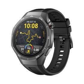 Chytré hodinky Huawei Watch GT 5 Pro 46 mm - Black + Black Fluoroelastomer Strap 
