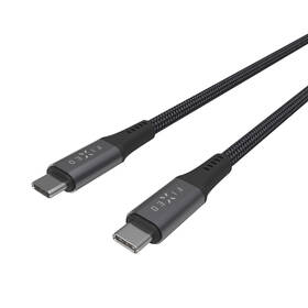 Kabel FIXED USB-C/USB-C, PD 3.1, 240W, 1,2 m šedá barva
