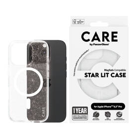 Kryt na mobil PanzerGlass CARE Star Lit na Apple Iphone 16 Pro, MagSafe bílá barva
