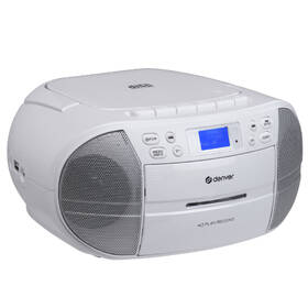 Radiomagnetofon s DAB+/CD Denver TDC-280 bílá barva
