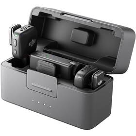 Mikrofon DJI Mic Mini (2 TX + 1 RX + Charging Case) černá barva
