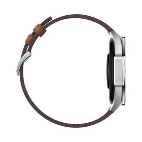 Chytré hodinky Huawei Watch GT 5 46 mm - Silver + Brown Composite Leather Strap 
