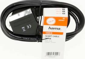 Kabel Hama SCART / SCART, 1,5m černá barva
