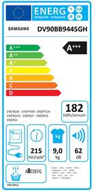 Set výrobků Samsung WW90DB8U95GHU4 + DV90BB9445GHS7 bílá barva
