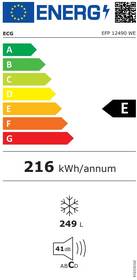 Mraznička ECG EFP 12490 WE 
