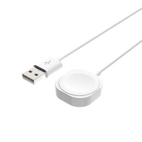 Nabíjecí kabel FIXED USB-A na Apple Watch bílá barva
