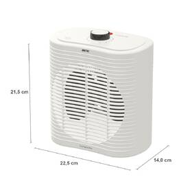 Teplovzdušný ventilátor Imetec 4032 Compact Air bílá barva
