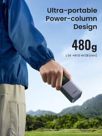 Powerbank UGREEN 20000mAh 130W stříbrná barva
