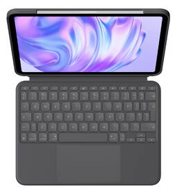 Pouzdro na tablet Logitech Combo Touch na Apple iPad Pro 11" (M4), US šedá barva
