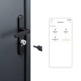 Chytrý klíč Netatmo Doorlock, náhradní klíč černá barva
